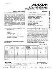 MAX6309UK43D3-T datasheet pdf MAXIM - Dallas Semiconductor