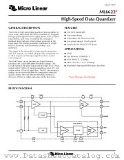 ML6622IS datasheet pdf Micro Linear