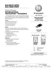 NJL3281D datasheet pdf ON Semiconductor