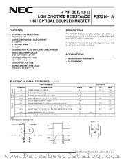 PS7214-1A-F4 datasheet pdf NEC