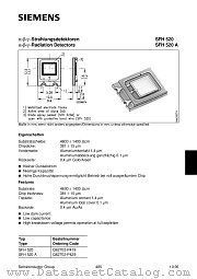 SFH520 datasheet pdf Siemens