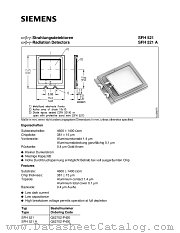 SFH521 datasheet pdf Siemens