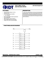 74FCT540 datasheet pdf IDT