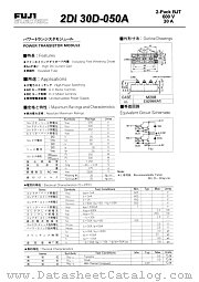 2DI30D-050 datasheet pdf Fuji Electric