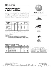 74LS76 datasheet pdf ON Semiconductor