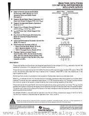SN54LVTH240FK datasheet pdf Texas Instruments