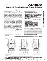 DG403CY datasheet pdf MAXIM - Dallas Semiconductor
