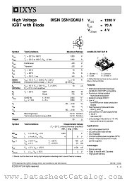 IXSN35N120AU1 datasheet pdf IXYS Corporation