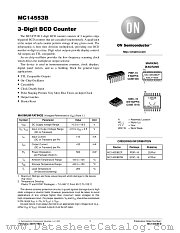 CD4553 datasheet pdf ON Semiconductor