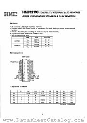HM9121 datasheet pdf HMC