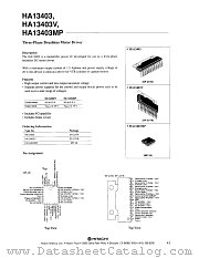 HA13403 datasheet pdf Hitachi Semiconductor