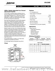 HA3-2406-5 datasheet pdf Intersil