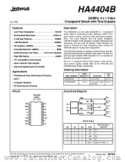 HA4404BCB96 datasheet pdf Intersil