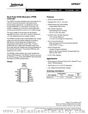 HIP6007CB datasheet pdf Intersil