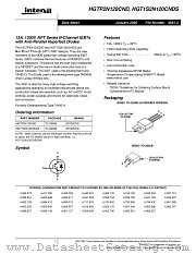 HGT1S2N120CNDS datasheet pdf Intersil