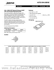 HGTG18N120BND datasheet pdf Intersil