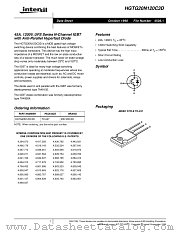 HGTG20N120C3D datasheet pdf Intersil