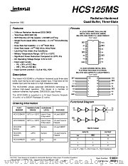 HCS125MS datasheet pdf Intersil