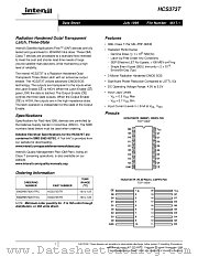 HCS373DTR datasheet pdf Intersil