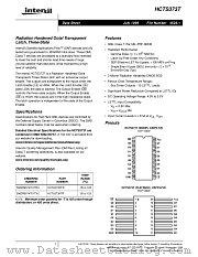 HCTS373D datasheet pdf Intersil