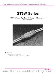 GT6W-2S-HU datasheet pdf Hirose Electric