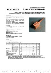 FU-68SDF-V802M128B datasheet pdf Mitsubishi Electric Corporation
