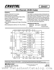 CDB4227 datasheet pdf Cirrus Logic