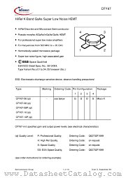 CFY67 datasheet pdf Infineon