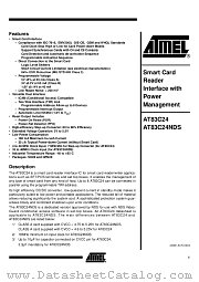 AT83C24NDS-PRRUM datasheet pdf Atmel