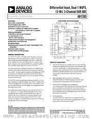 AD7265ACP datasheet pdf Analog Devices