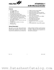 HT48R50A datasheet pdf Holtek Semiconductor