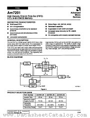 AM7201-35PC datasheet pdf Advanced Micro Devices