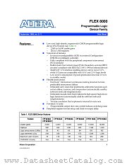 EPF8820A datasheet pdf Altera Corporation