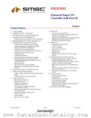 FDC37C672 datasheet pdf SMSC Corporation