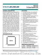 DS2196L datasheet pdf MAXIM - Dallas Semiconductor