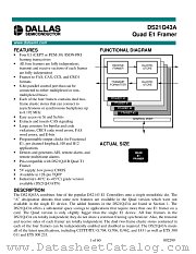 DS21Q43ATN datasheet pdf MAXIM - Dallas Semiconductor