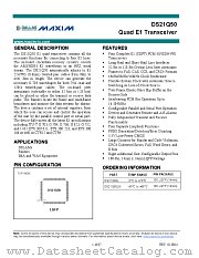 DS21Q50LN datasheet pdf MAXIM - Dallas Semiconductor