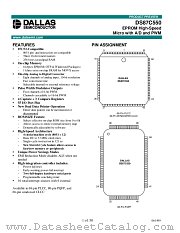 DS87C550-KCL datasheet pdf MAXIM - Dallas Semiconductor