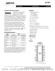 EL7581IREZ-T13 datasheet pdf Intersil