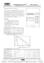 KIA1218AN datasheet pdf Korea Electronics (KEC)