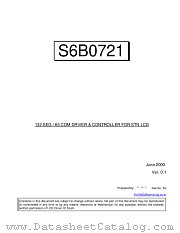 S6B0721X01-B0CZ datasheet pdf Samsung Electronic