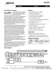 ISL5239EVAL1 datasheet pdf Intersil