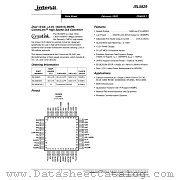 ISL5829EVAL1 datasheet pdf Intersil