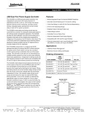 ISL6436USBEVAL1 datasheet pdf Intersil