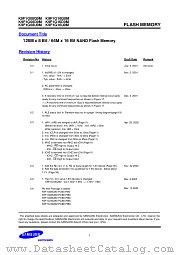 K9D1G08V0M datasheet pdf Samsung Electronic