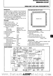 M58494 datasheet pdf Mitsubishi Electric Corporation