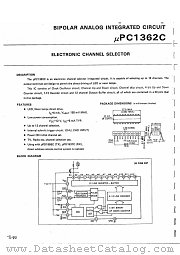 UPC1362C datasheet pdf NEC