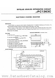 UPC1363C datasheet pdf NEC