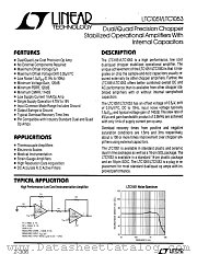 LTC1051CS datasheet pdf Linear Technology