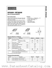 IRF650 datasheet pdf Fairchild Semiconductor
